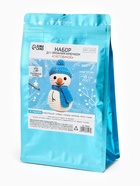 Набор для вязания игрушки «Снеговик в шапке», 18 см, амигуруми 10885034