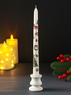 Свеча античная «Новый год», 255×22 мм, с декором - Фото 4