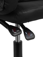 Кресло офисное для руководителя «Клик Мебель», с подлокотниками, на колёсиках, экокожа, цвет чёрный 10900385