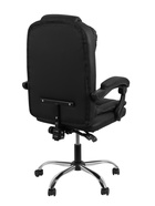 Кресло офисное для руководителя «Клик Мебель», с подлокотниками, на колёсиках, экокожа, цвет чёрный 10900385