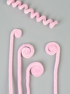 Синельная проволока, набор 100 шт, размер 1 шт 30х0,8 см, цвет розовый - фото 61616425