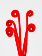 Синельная проволока, набор 100 шт, размер 1 шт 30х0,8 см, цвет красный - фото 809348777