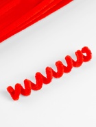 Синельная проволока, набор 100 шт, размер 1 шт 30х0,8 см, цвет красный - фото 809348774