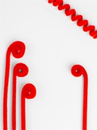 Синельная проволока, набор 100 шт, размер 1 шт 30х0,8 см, цвет красный - фото 809348779