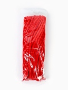 Синельная проволока, набор 100 шт, размер 1 шт 30х0,8 см, цвет красный - Фото 10