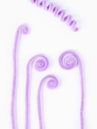 Синельная проволока, набор 100 шт, размер 1 шт 30х0,8 см, цвет сиреневый - фото 61616443