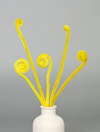 Синельная проволока, набор 100 шт, размер 1 шт 30х0,8 см, цвет желтый - Фото 5