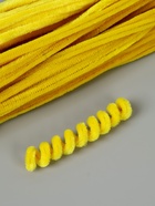 Синельная проволока, набор 100 шт, размер 1 шт 30х0,8 см, цвет желтый - Фото 2