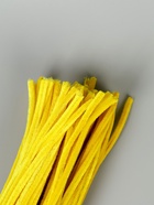 Синельная проволока, набор 100 шт, размер 1 шт 30х0,8 см, цвет желтый - фото 809348800