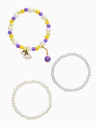 Браслеты детские «Выбражулька. Радуга», набор 3 шт. с подвеской, жемчуг, цветной - Фото 1