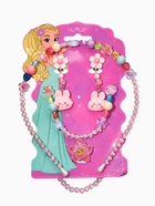 Комплект детский «Выбражулька. Кролик», 3 предмета: клипсы, бусы, ободок, цветной - Фото 5