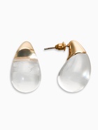 Серьги «Капли Бо», цвет прозрачные в золоте (комплект 2 шт) - фото 61616489