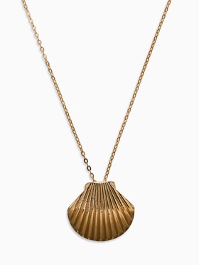 Кулон «Ракушка вонголе», 50 см, цвет золото