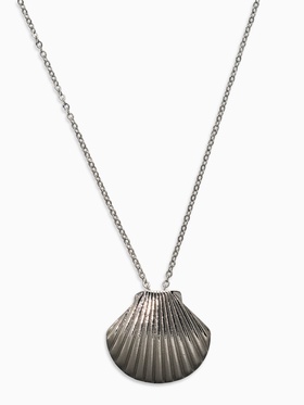 Кулон «Ракушка вонголе», 50 см, цвет серебро