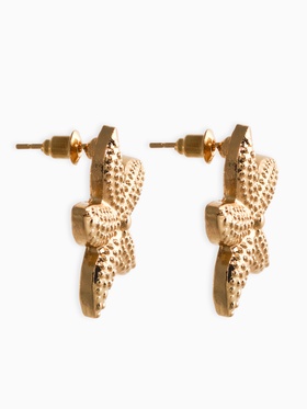 Серьги металл «Морская звезда», цвет золото (комплект 3 шт)