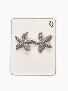 Серьги металл «Морская звезда», цвет серебро - Фото 3