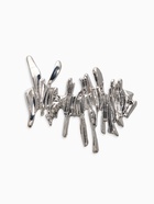 Брошь корейский стиль "Столоктиты" цвет серебро - фото 61616563