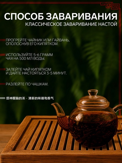 Чай китайский подарочный набор, ассорти, 145 г