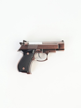 Зажигалка газовая для курения «Пистолет», металлическая, 11.5×7.5×2 см