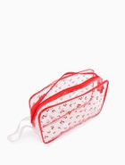 Косметичка для бассейна «Вишня», с ручкой, на молнии, пвх, прозрачная - Фото 4