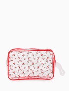 Косметичка для бассейна «Вишня», с ручкой, на молнии, пвх, прозрачная - фото 65459401