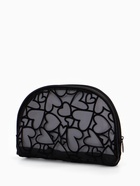 Косметичка полукруглая Black beauty, на молнии, чёрная - Фото 5