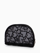 Косметичка полукруглая Black beauty, на молнии, чёрная - Фото 6