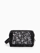 Косметичка Black beauty, с ручкой, на молнии, чёрная - Фото 1