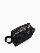 Косметичка Black beauty, с ручкой, на молнии, чёрная - Фото 3