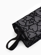 Косметичка Black beauty, с ручкой, на молнии, чёрная - Фото 4