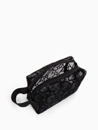 Косметичка Black beauty, с ручкой, на молнии, чёрная - Фото 4