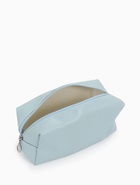 Косметичка женская ONE COLOR, на молнии, экокожа, голубая - Фото 3