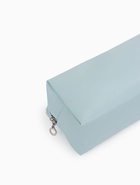 Косметичка женская ONE COLOR, на молнии, экокожа, голубая - Фото 4