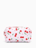 Косметичка женская «Вишенки», на молнии, с рисунком, белая - Фото 6