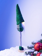 Светодиодная фигура «Гном в зелёном» 42 см, текстиль, 1 LED, от батареек AG10×3, свечение тёплое белое - Фото 4