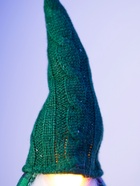 Светодиодная фигура «Гном в зелёном» 42 см, текстиль, 1 LED, от батареек AG10×3, свечение тёплое белое - Фото 6