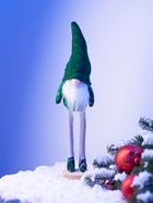 Светодиодная фигура «Гном в зелёном» 42 см, текстиль, 1 LED, от батареек AG10×3, свечение тёплое белое - Фото 8