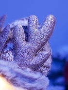 Фигура текстиль «Гном лосяш» 33 см, 1 LED, от батареек AG10×3, свечение тёплое белое - Фото 5