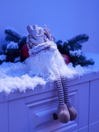 Фигура текстиль «Гном лосяш» 33 см, 1 LED, от батареек AG13×3, свечение тёплое белое - фото 7628371