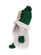 Фигура текстиль «Гном лосяш в зелёном» 33×12×18 см, 1 LED, от батареек AG13×3, свечение тёплое белое - фото 7628389