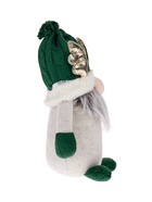 Фигура текстиль «Гном лосяш в зелёном» 33×12×18 см, 1 LED, от батареек AG13×3, свечение тёплое белое - фото 7628390