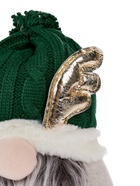 Фигура текстиль «Гном лосяш в зелёном» 33×12×18 см, 1 LED, от батареек AG13×3, свечение тёплое белое - фото 7628392