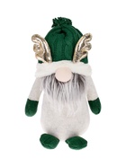 Фигура текстиль «Гном лосяш в зелёном» 33×12×18 см, 1 LED, от батареек AG13×3, свечение тёплое белое - фото 7628387