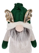 Фигура текстиль «Гном лосяш в зелёном» 33×12×18 см, 1 LED, от батареек AG13×3, свечение тёплое белое - фото 7628388