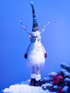 Фигура текстиль «Новогодний лосик» 58 см, 10 LED, от батареек CR2032×1, свечение тёплое белое - Фото 5