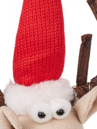 Фигура текстиль «Новогодний лосик» 58 см, 10 LED, от батареек CR2032×1, свечение тёплое белое - фото 7628422