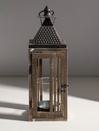 Подсвечник на 1 свечу «Фонарь, окна с рейками», d=7.3 см, 11.2×11.2×34 см - Фото 2