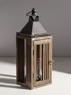 Подсвечник на 1 свечу «Фонарь, окна с рейками», d=7.3 см, 11.2×11.2×34 см - Фото 3