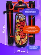 УЦЕНКА Снегокат «Ника-джамп» с граффити, красный, СНД1/GR Nika Kids - Фото 3