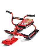 УЦЕНКА Снегокат «Ника-джамп» с граффити, красный, СНД1/GR Nika Kids - Фото 6